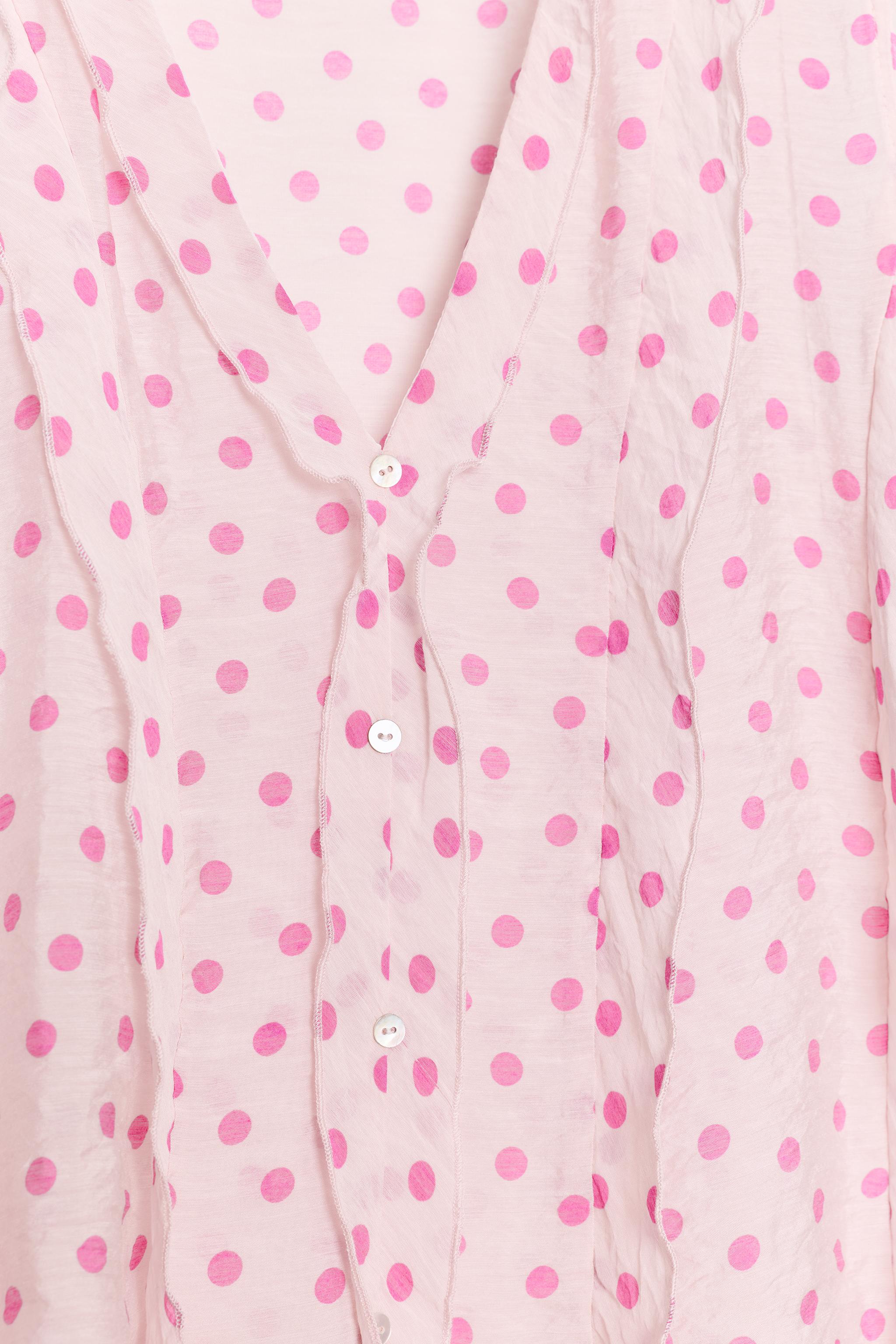 BLOUSE IMPRIMÉE À POIS